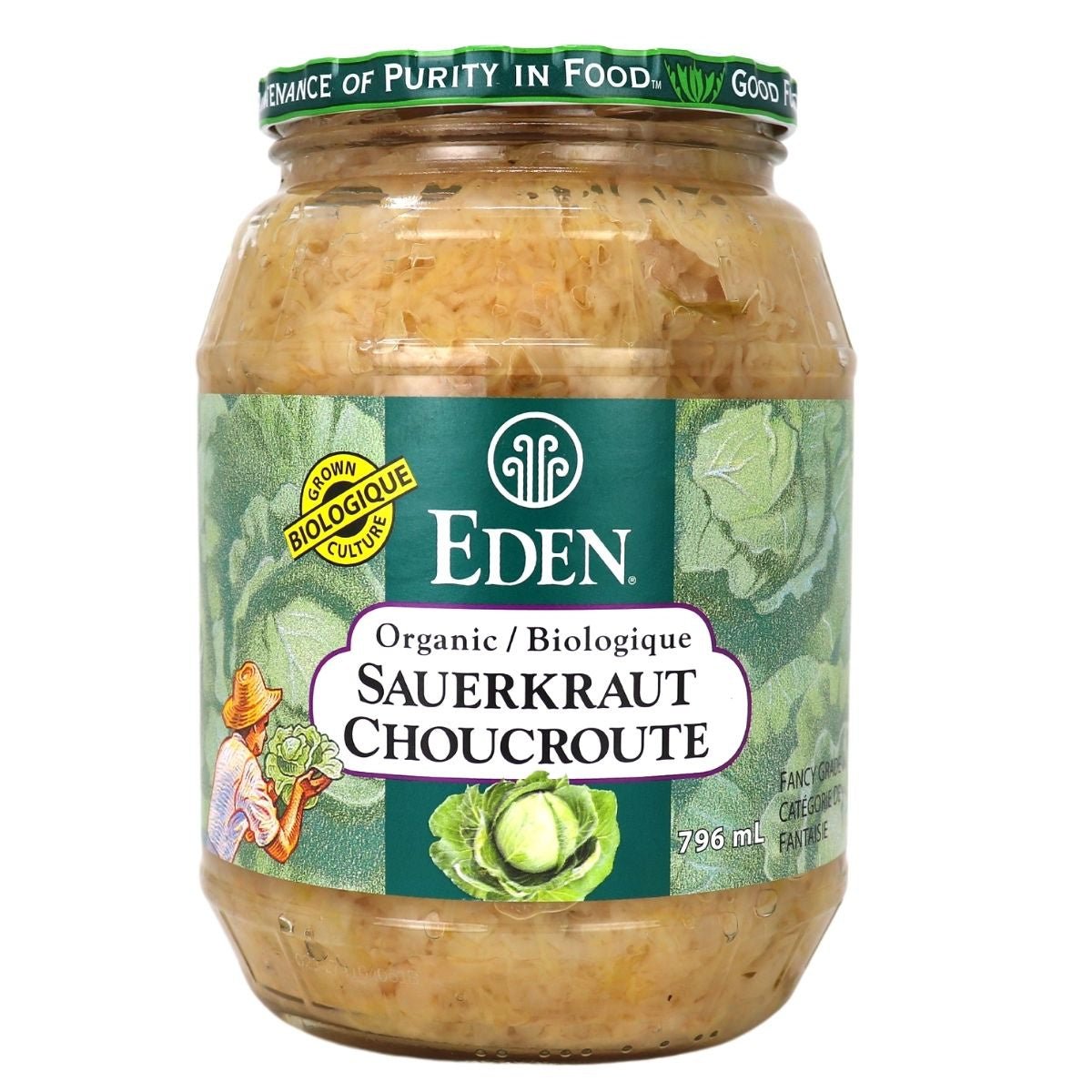 Eden Foods Organic Sauerkraut, 796mL - Nutrition Plus