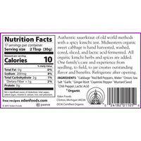 Thumbnail for Eden Organic Kimchi, Sauerkraut - 447mL - Nutrition Plus
