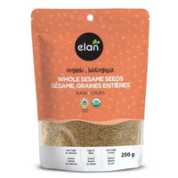 Thumbnail for Elan Organic Raw Whole Sesame Seeds, 250 Grams - Nutrition Plus
