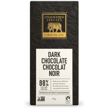 Endangered Species Dark Chocolate 85 Grams - Nutrition Plus
