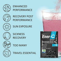 Thumbnail for Ener-C Sport Electrolyte Drink Mix Mixed Berry 12 Packets - Nutrition Plus