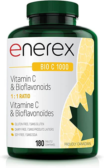 Enerex BIO C 1,000 mg 180 Tablets - Nutrition Plus