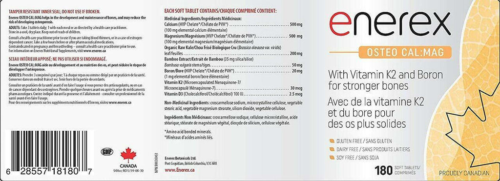 Enerex Osteo Cal:Mag Soft Tablets