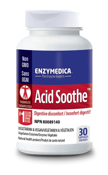 Enzymedica Acid Soothe 30 Capsules - Nutrition Plus