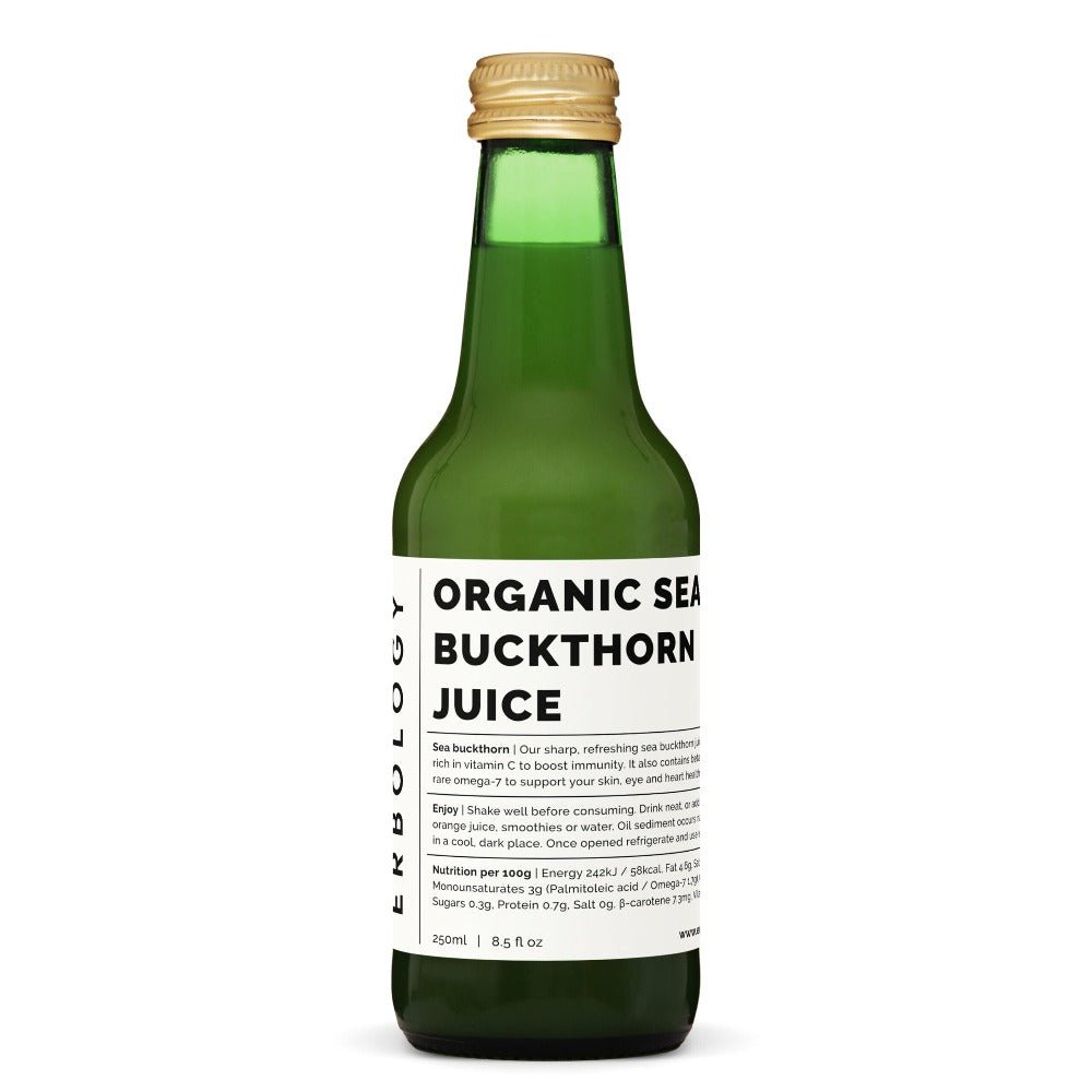 Erbology Organic Sea Buckthorn Juice 250mL - Nutrition Plus