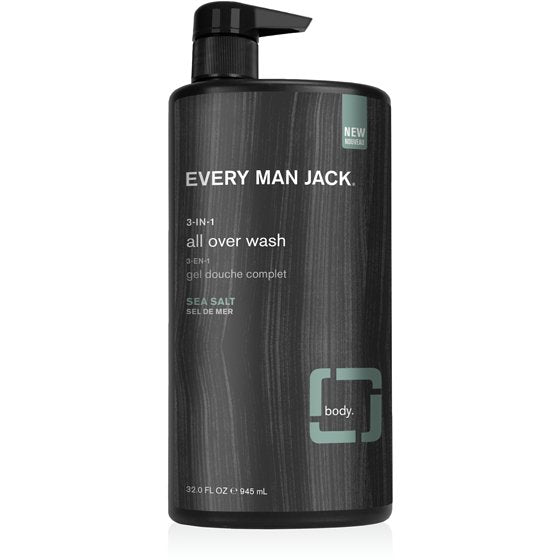 Every Man Jack 3-In-1 All Over Wash Sea Salt 945mL - Nutrition Plus