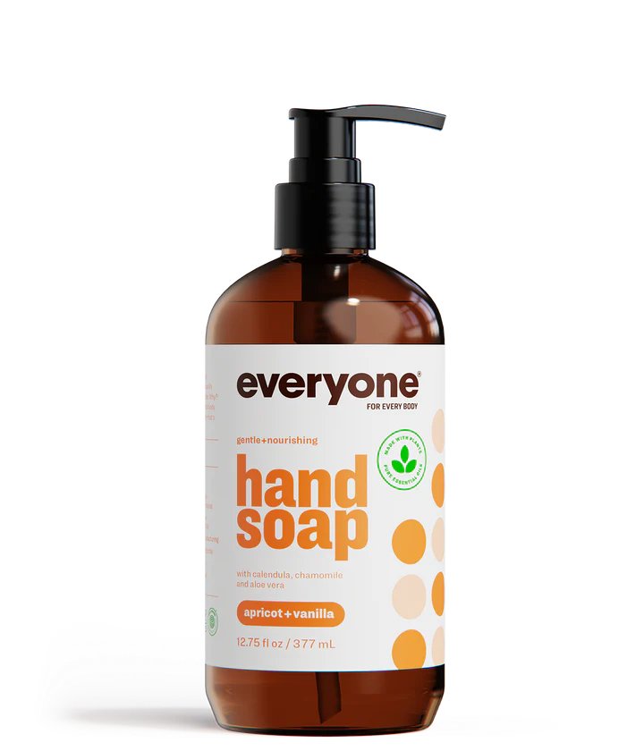 Everyone Hand Soap Apricot + Vanilla 377mL - Nutrition Plus