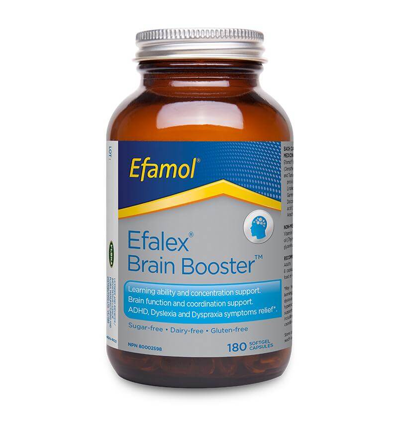 Flora Efamol Efalex Brain Booster 180 Softgels - Nutrition Plus