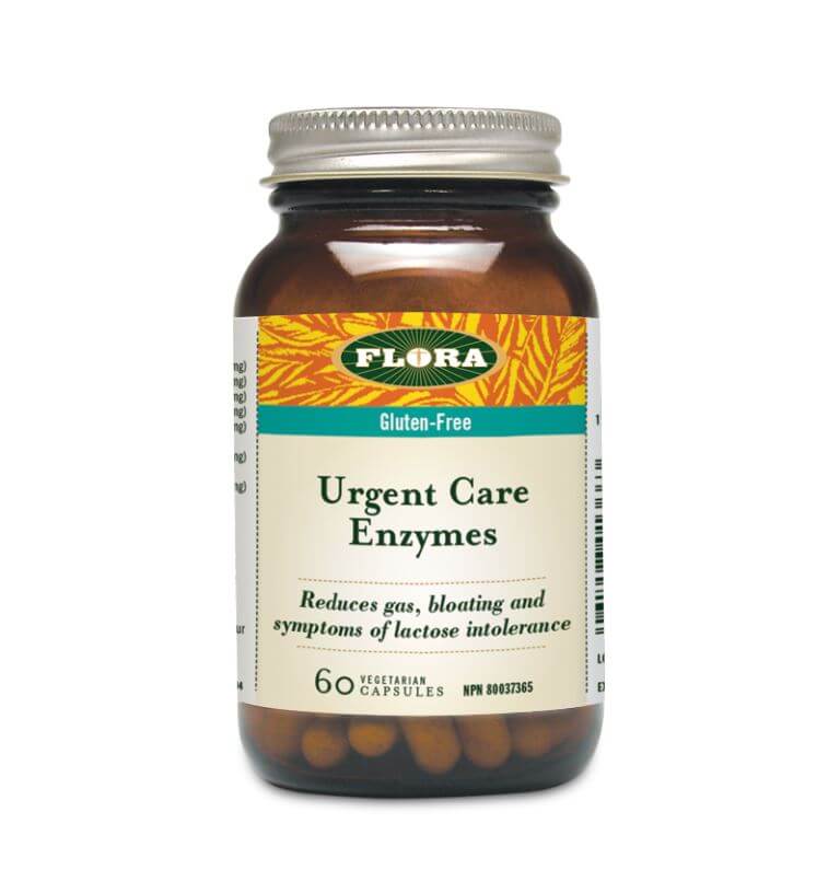 Flora Enzyme Urgent Care Vegetarian Capsules - Nutrition Plus