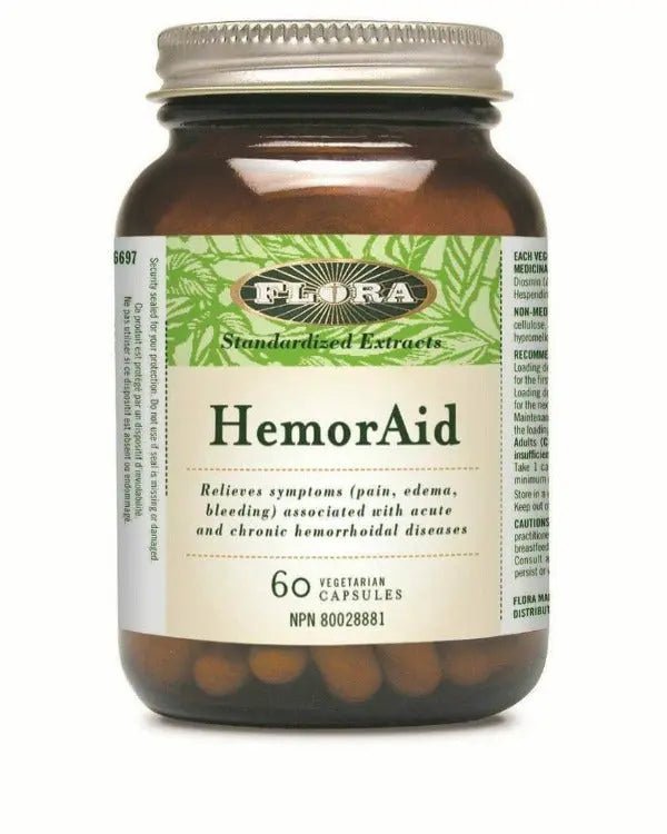 Flora HemorAid 60 Veg Capsules - Nutrition Plus