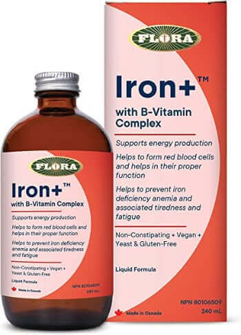 Flora Iron+ Liquid Formula, 240mL - Nutrition Plus