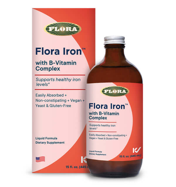 Flora Iron+ Liquid Formula, 445mL - Nutrition Plus