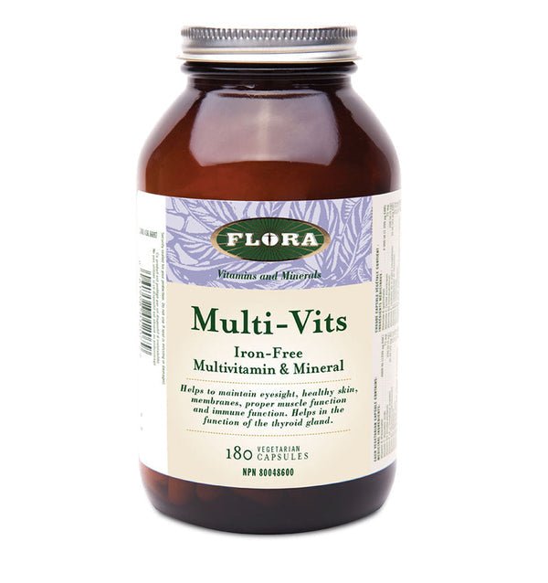 Flora Multi-Vits Iron-Free 180 Veg Capsules - Nutrition Plus