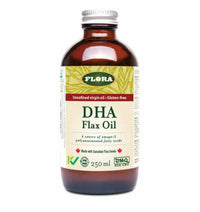 Thumbnail for Flora Organic DHA Flax Oil 250 ml Oil - Nutrition Plus