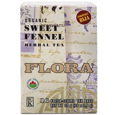 Flora Sweet Fennel Herbal Tea 16 Tea Bags - Nutrition Plus