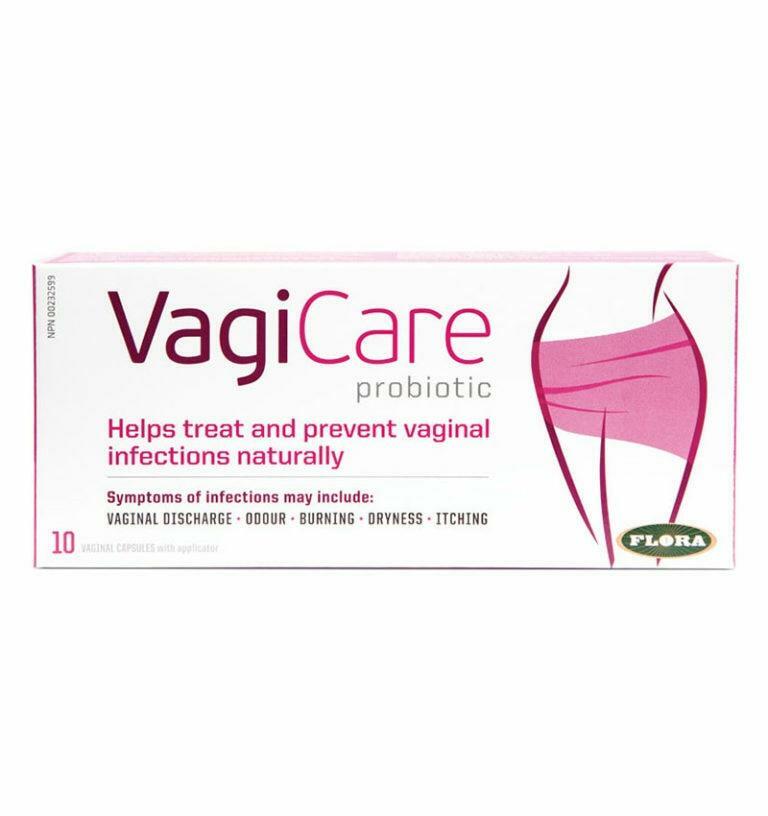 Flora VagiCare Probiotic 10 Vaginal Capsules with applicator - Nutrition Plus