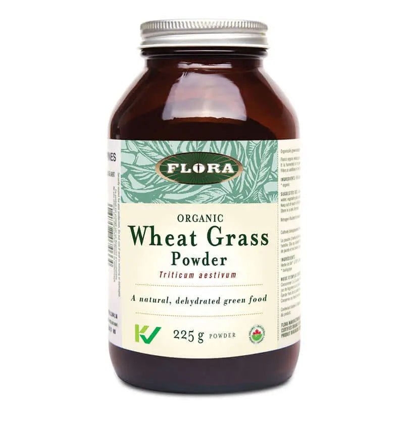 Flora Wheat Grass Powder 225 Grams - Nutrition Plus