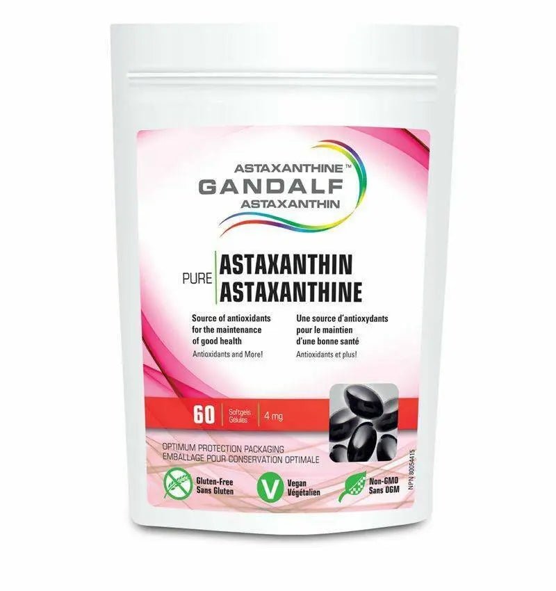 Gandalf Astaxanthin 4 mg 60 Softgels - Nutrition Plus