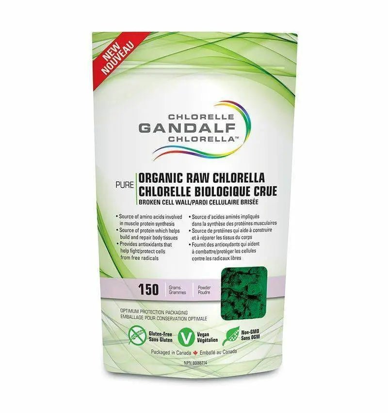 Gandalf ORGANIC RAW CHLORELLA 150 Grams - Nutrition Plus