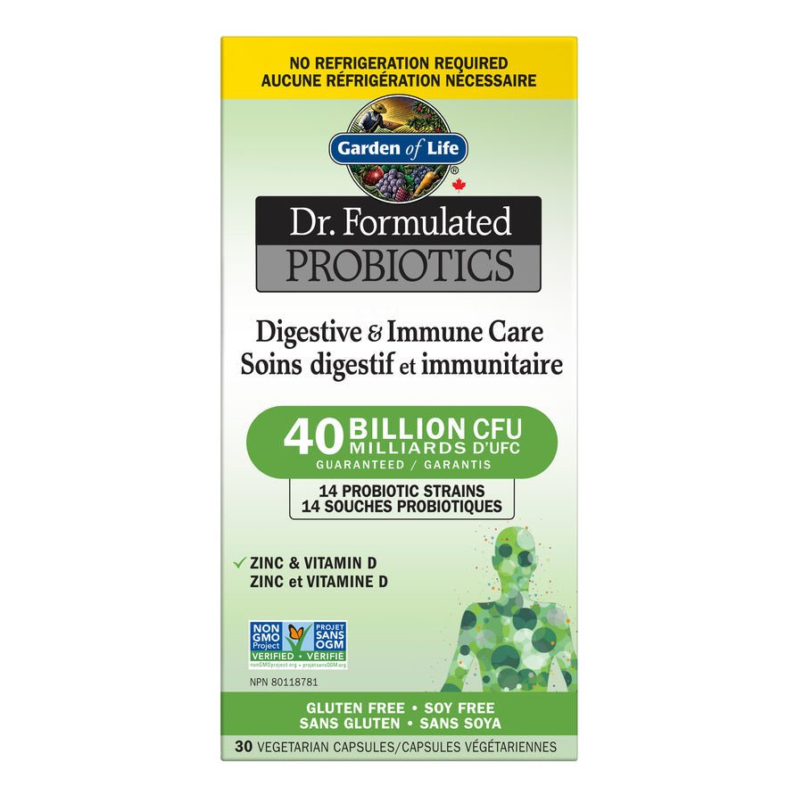 Garden Of Life Digestive & Immune Care 40 Billion 30 Veg Capsules - Nutrition Plus