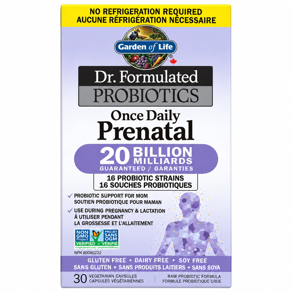Garden Of Life Dr. Formulated Once Daily Prenatal Probiotics 30 Veg Capsules - Nutrition Plus
