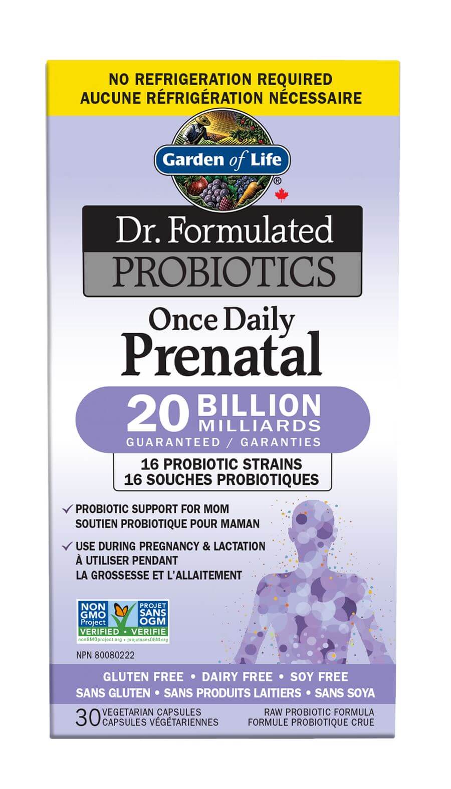Garden Of Life Dr. Formulated Once Daily Prenatal Probiotics 30 Veg Capsules - Nutrition Plus