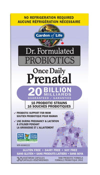 Thumbnail for Garden Of Life Dr. Formulated Once Daily Prenatal Probiotics 30 Veg Capsules - Nutrition Plus