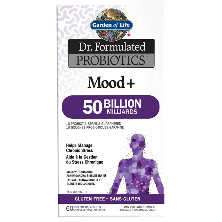 Garden Of Life Dr. Formulated Probiotics Mood + 60 Veg Capsules (Cooler) - Nutrition Plus