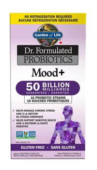 Thumbnail for Garden Of Life Dr. Formulated Probiotics Mood + 60 Veg Capsules (Shelf Stable) - Nutrition Plus