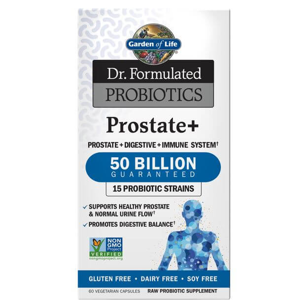Garden Of Life Dr. Formulated Probiotics Prostate + 60 Veg Capsules (Cooler) - Nutrition Plus