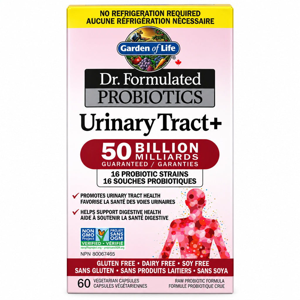 Garden Of Life Dr. Formulated Probiotics Urinary Tract + 60 Veg Capsules (Shelf Stable) - Nutrition Plus