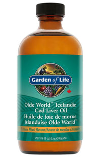 Thumbnail for Garden Of Life Icelandic Cod Liver Oil 236 mL Lemon Mint - Nutrition Plus