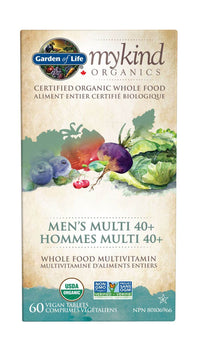 Thumbnail for Garden Of Life MyKind Men's 40+ Multivitamins 60 Vegan Tablets - Nutrition Plus