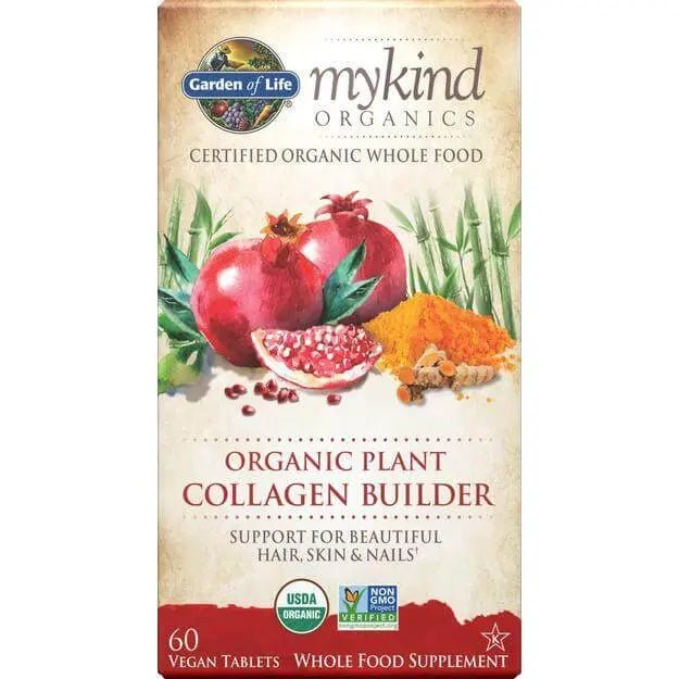 Garden of Life mykind Organics Plant Collagen Builder 60 Tablets - Nutrition Plus