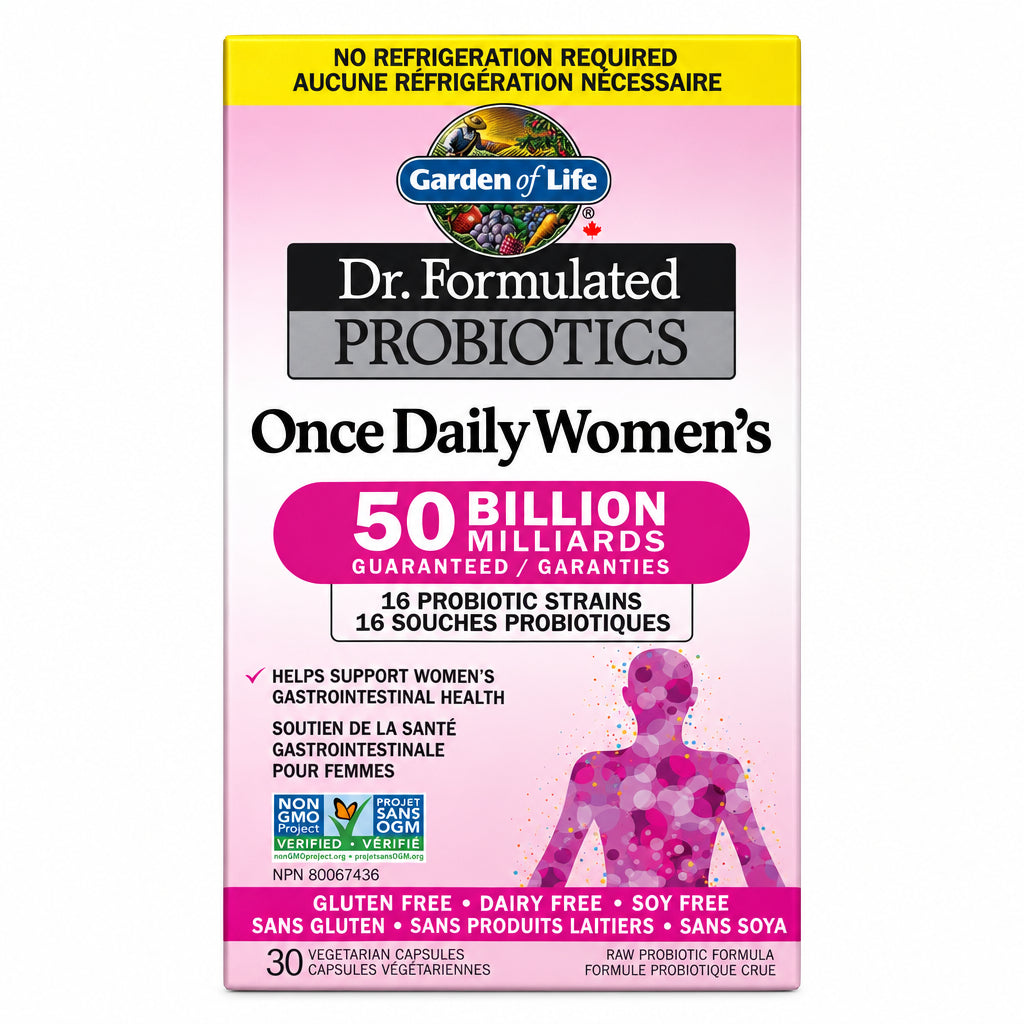 Garden Of Life Once Daily Women’s 50 Billions Shelf-Stable 30 Veg Capsules - Nutrition Plus
