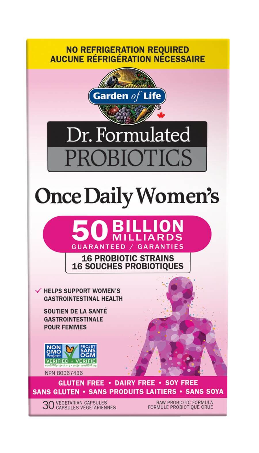 Garden Of Life Once Daily Women’s 50 Billions Shelf-Stable 30 Veg Capsules - Nutrition Plus