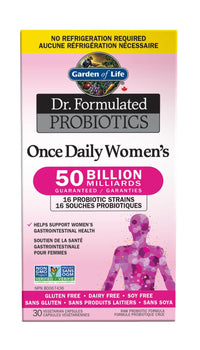 Thumbnail for Garden Of Life Once Daily Women’s 50 Billions Shelf-Stable 30 Veg Capsules - Nutrition Plus