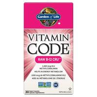 Thumbnail for Garden Of Life Vitamin Code RAW B-12 30 Veg Capsules - Nutrition Plus