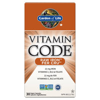 Thumbnail for Garden Of Life Vitamin Code™ RAW Iron™ 60 UltraZorbe Veg Capsules - Nutrition Plus