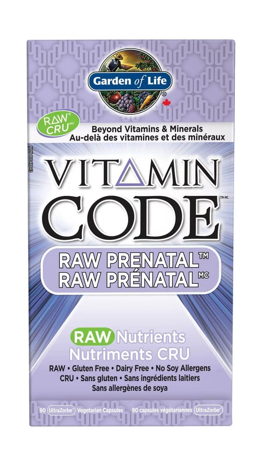 Garden of Life Vitamin Code™ RAW Prenatal™ 90 Veg Capsules - Nutrition Plus