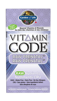 Thumbnail for Garden of Life Vitamin Code™ RAW Prenatal™ 90 Veg Capsules - Nutrition Plus