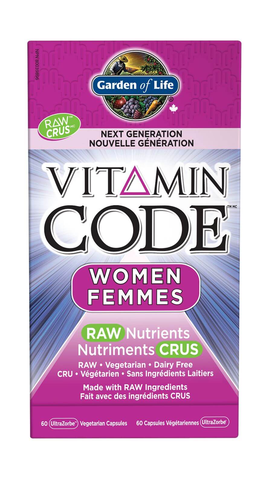 Garden Of Life Vitamin Code™ Women RAW Nutrients 60 Veg Capsules - Nutrition Plus