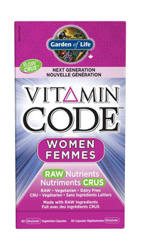 Thumbnail for Garden Of Life Vitamin Code™ Women RAW Nutrients 60 Veg Capsules - Nutrition Plus