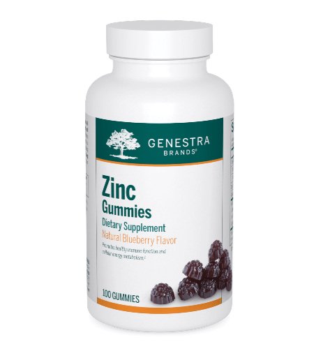 Genestra Zinc 100 Gummies Natural Blueberry Flavour - Nutrition Plus