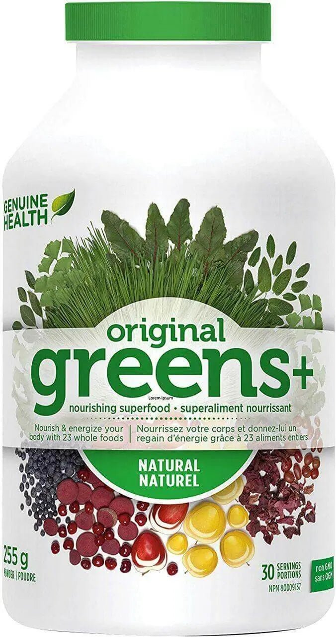 Genuine Health Greens+ Original Flavour Powder - Nutrition Plus