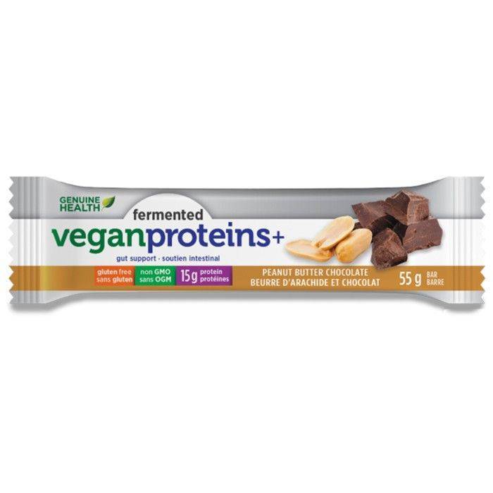 Genuine Health Vegan Protein Bar 55 Grams - Nutrition Plus