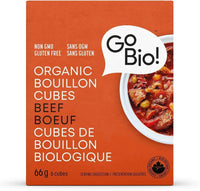 Thumbnail for GoBIO! Organic Beef Bouillon Cubes 66 Grams - Nutrition Plus