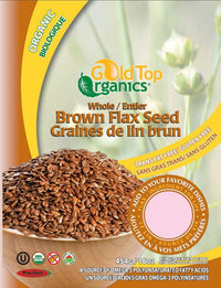 Thumbnail for Gold Top Organics Brown Flax Seed 454 Grams - Nutrition Plus