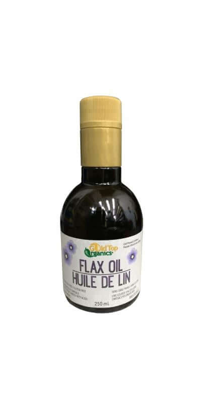 Gold Top Organics Organic Flax Seed Oil 250 ml - Nutrition Plus