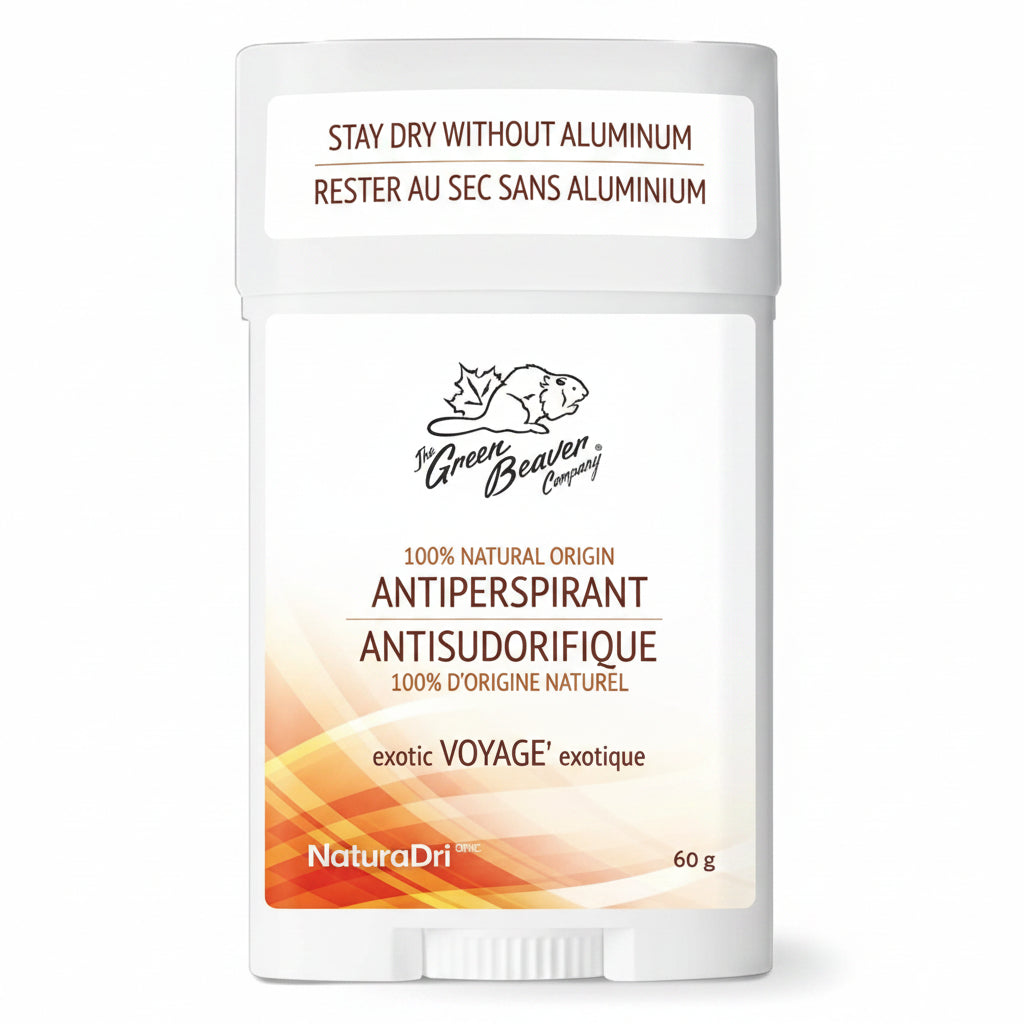 Green Beaver Aluminum-Free Antiperspirant (Voyage) 60 Grams - Nutrition Plus